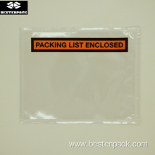 Packing List Envelope 4.5x5.5 inch Half Printed